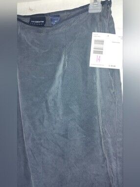 Liz Claiborne Lizsport A-line Midi Skirt, Size 14, Slate Blue. New